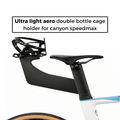 Aero Bottle Cage Mount for Canyon Speedmax | PA612-CF 15% Carbon | Ultra Lightweight 70g | Triathlon Water Bottle Holder