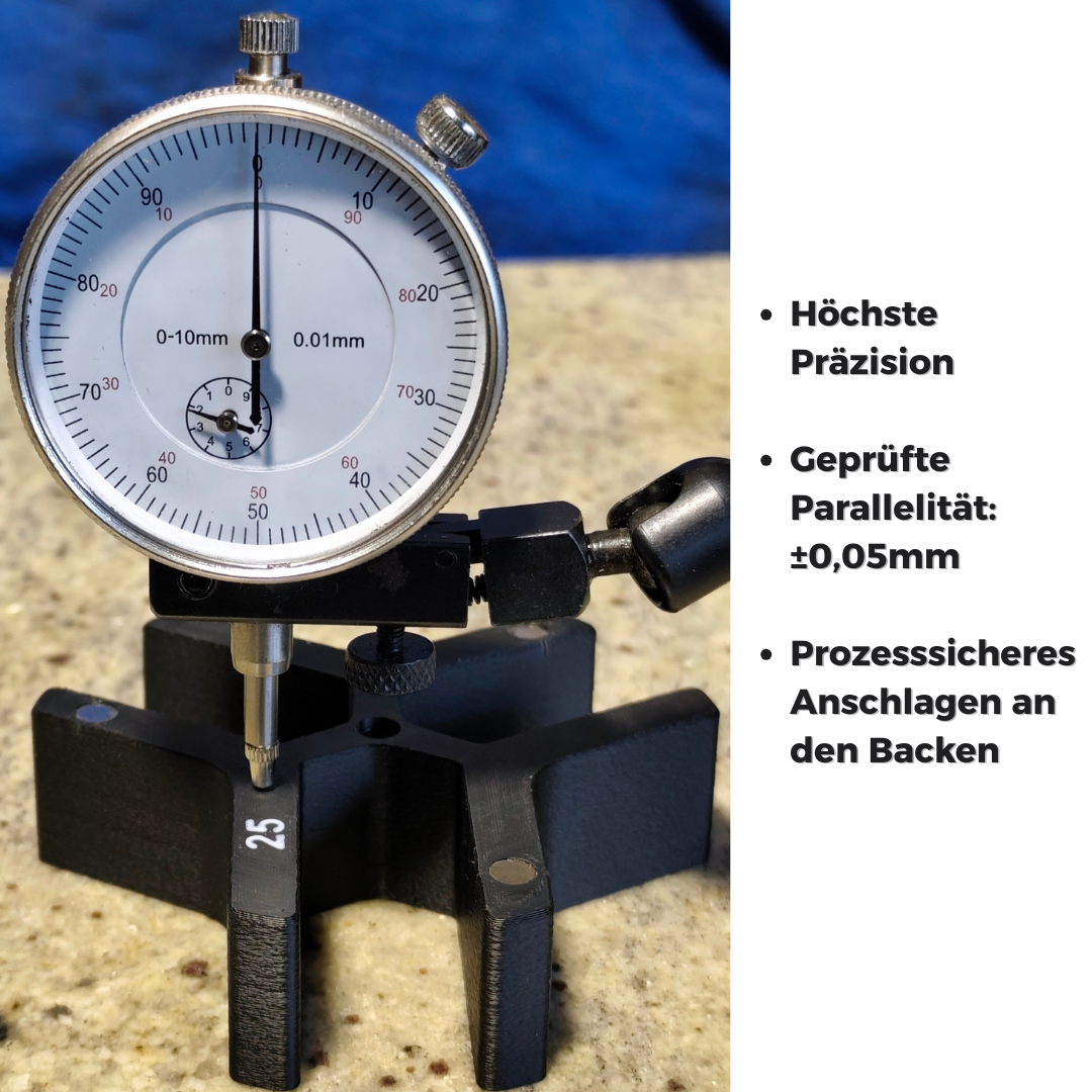 Magnetischer Drehbank Anschlag Set für Drehfutter