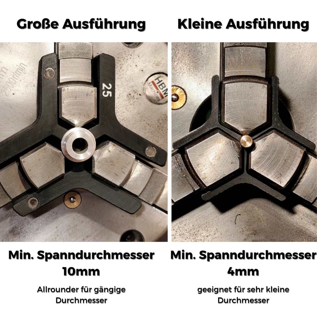 Magnetischer Drehbank Anschlag Set für Drehfutter