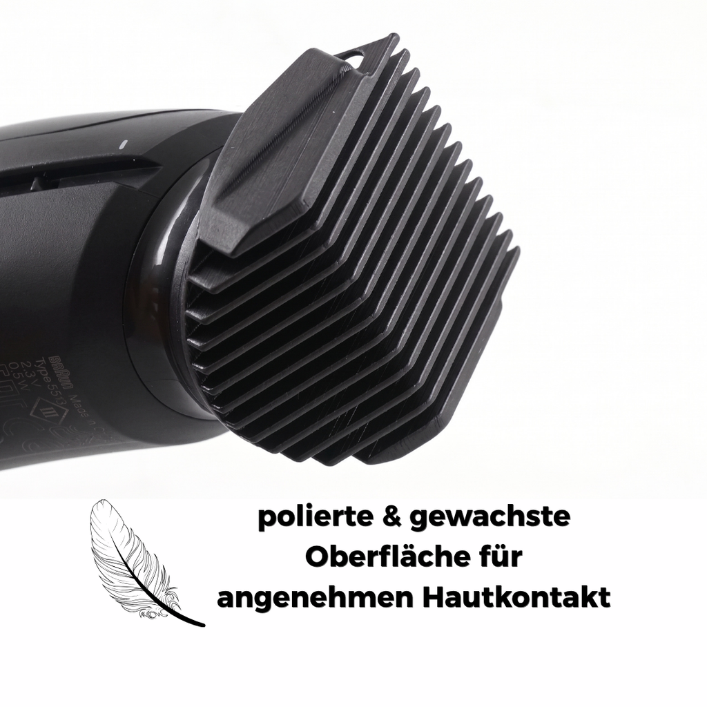 Kammaufsatz 1-11mm für Braun Multigroom MGK3 MGK5 MGK7 BT Typ 5513 5544 17 Zähne