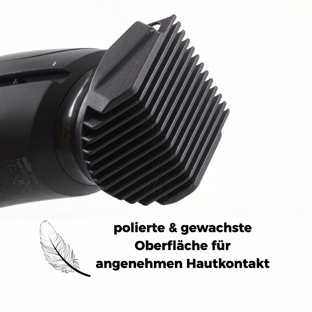 Kammaufsatz 1-11mm für Braun Multigroom MGK3 MGK5 MGK7 BT Typ 5513 5544 17 Zähne