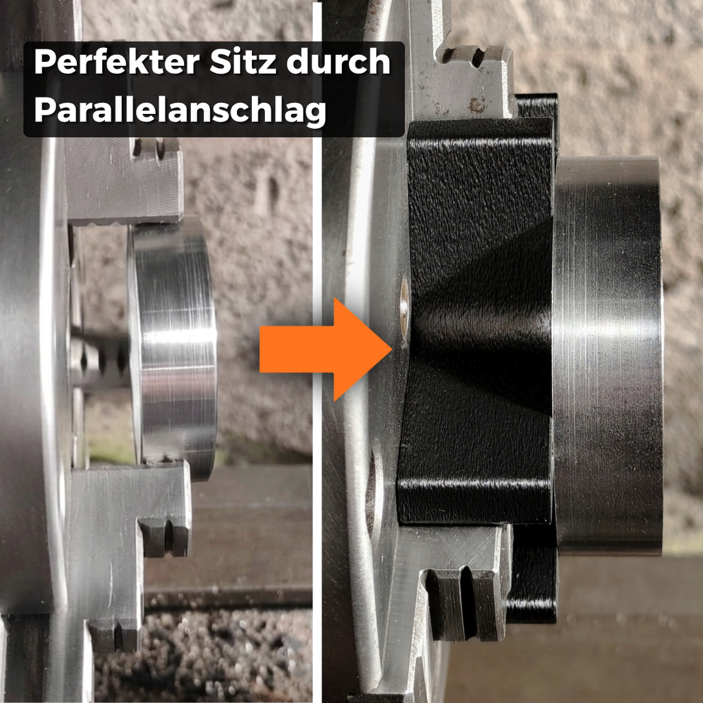 Magnetischer Drehbank Anschlag Set für Drehfutter