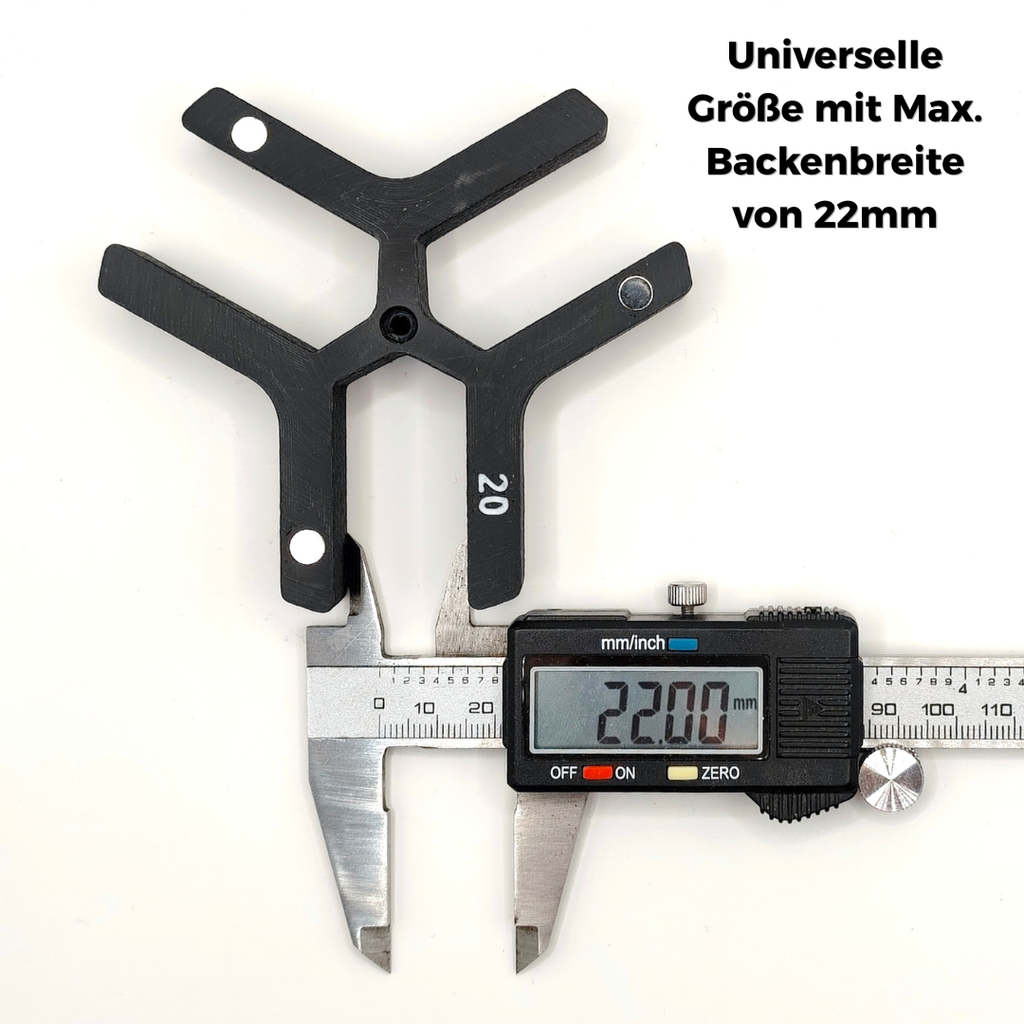 Magnetischer Drehbank Anschlag Set für Drehfutter